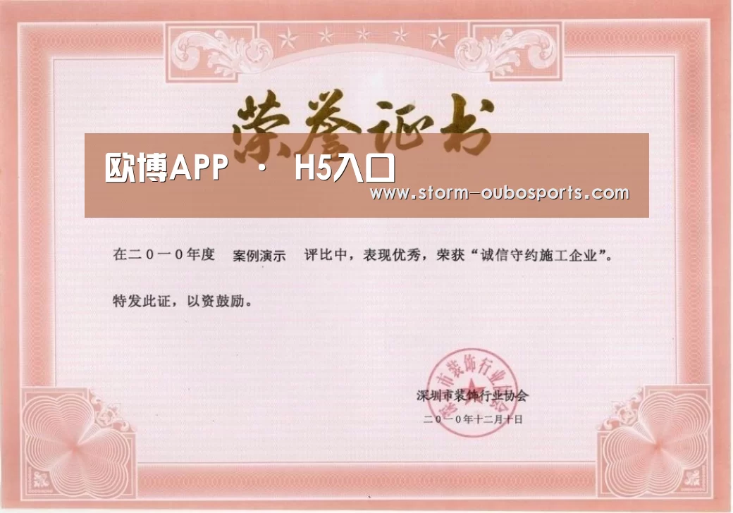 荣誉证书二